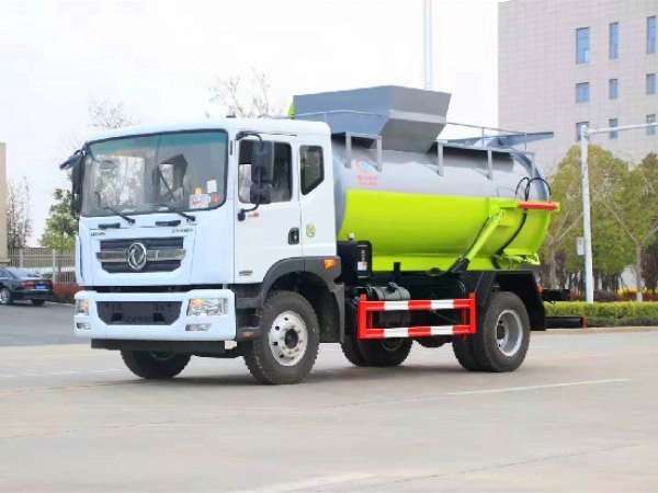 東風(fēng)10立方餐廚垃圾車(chē)圓罐